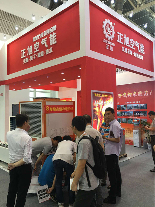 北京暖通展第二天，波音空气能展台人气依旧爆棚