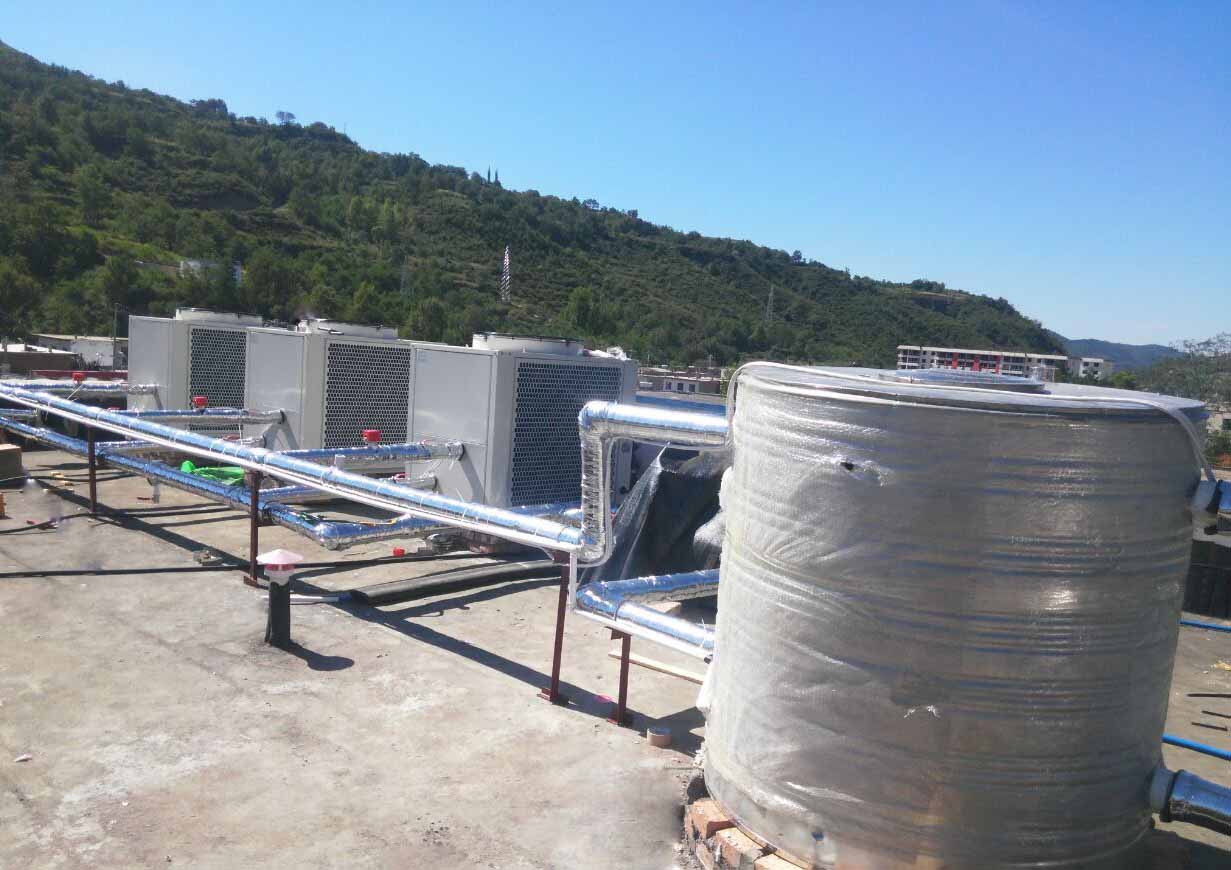 三层楼如何共用一个热水器呢？空气能「热水方案」帮到你